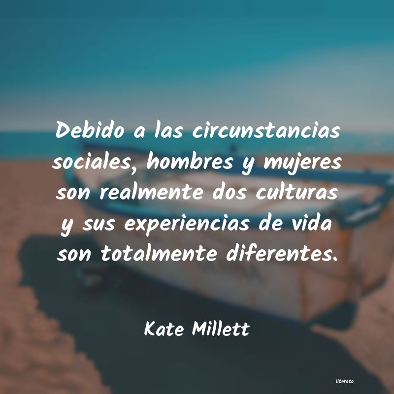 frases de Kate Millett