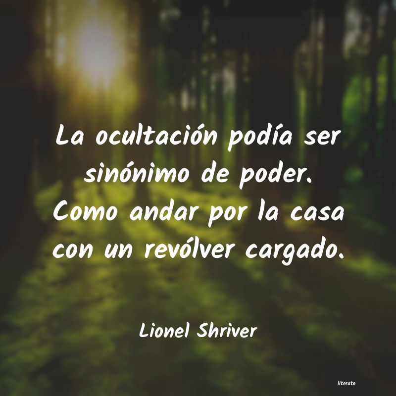 frases de Lionel Shriver