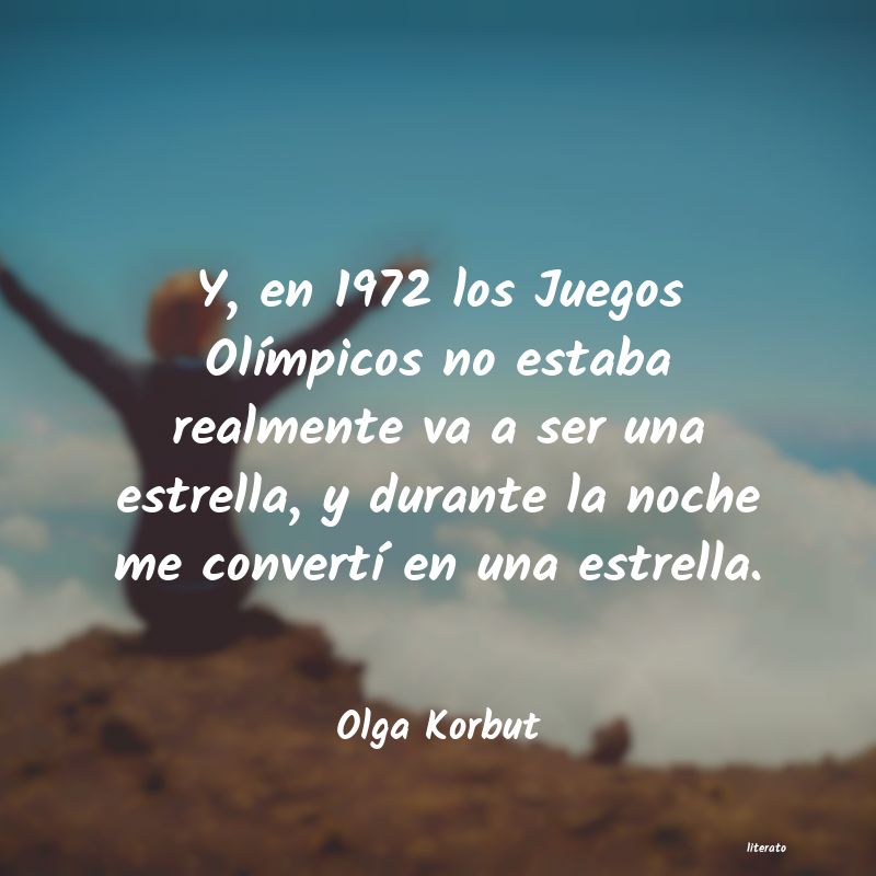 frases de Olga Korbut