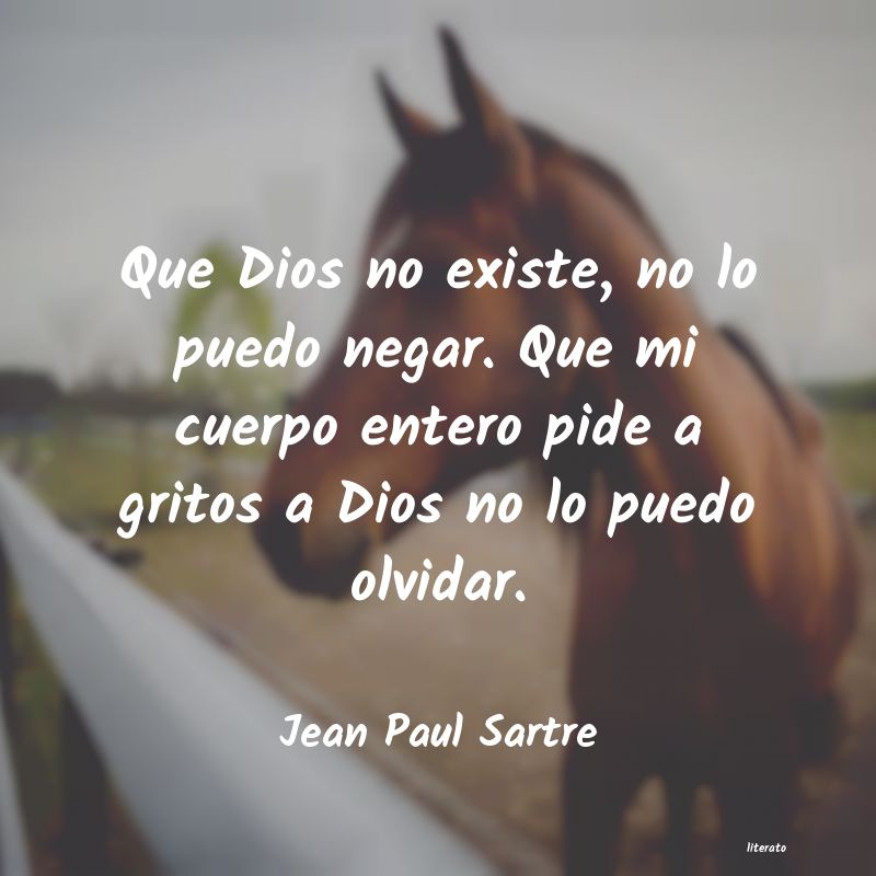 frases de Jean Paul Sartre