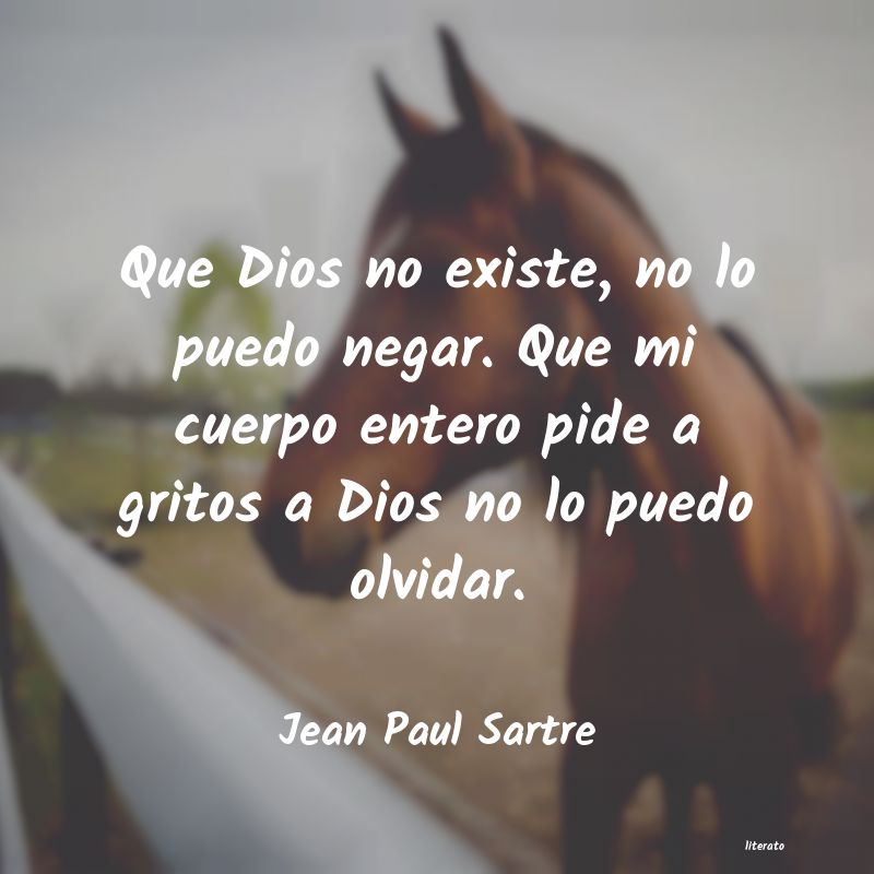 Frases de Jean Paul Sartre