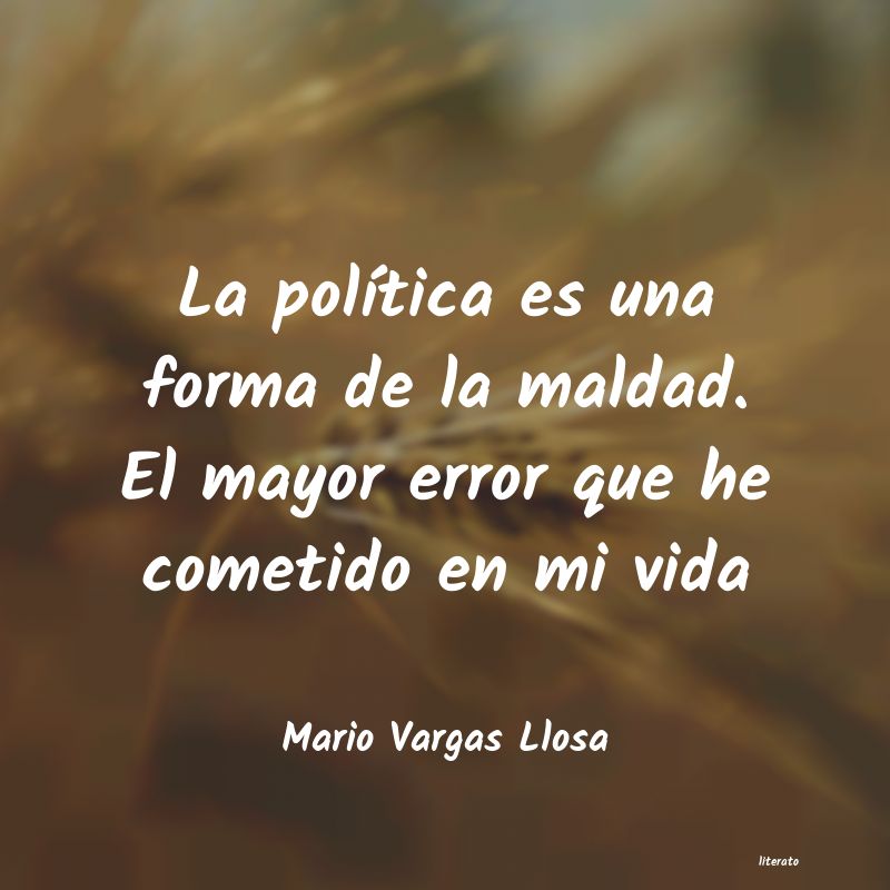 Frases de Mario Vargas Llosa