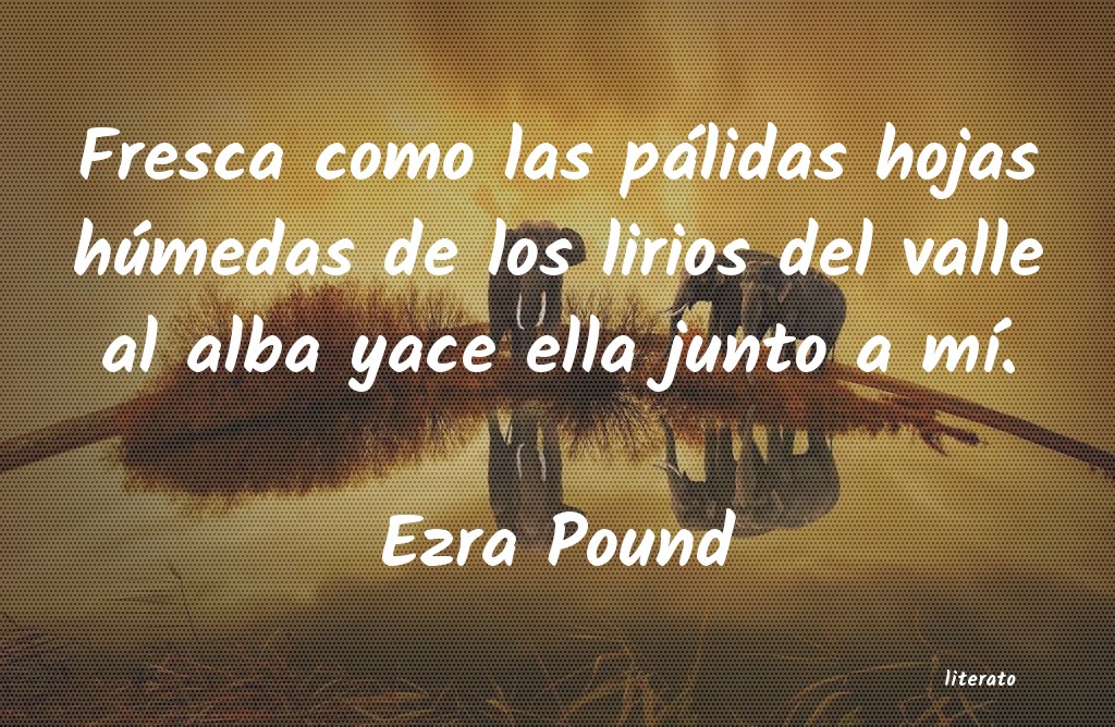 Frases de Ezra Pound