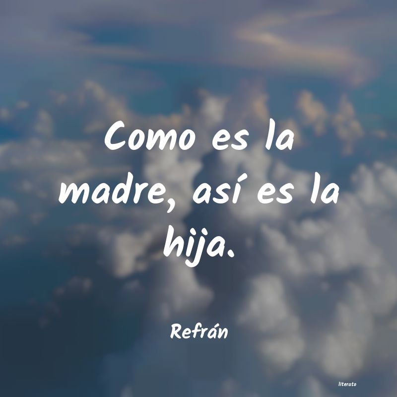 frases de Refrán