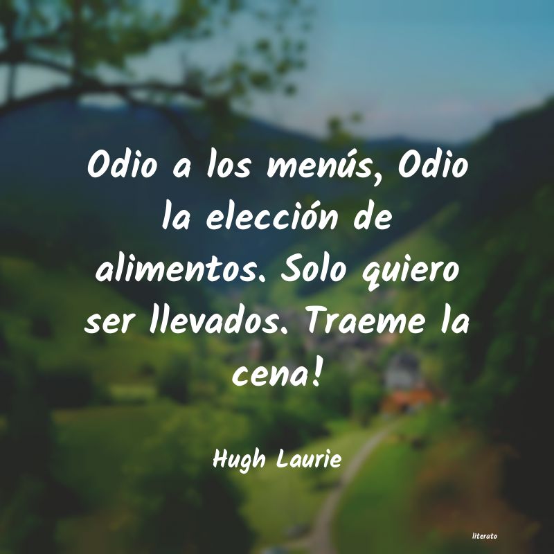 frases de Hugh Laurie