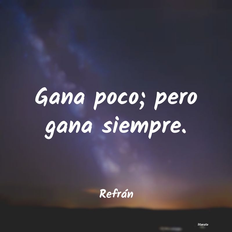 Frases de Refrán