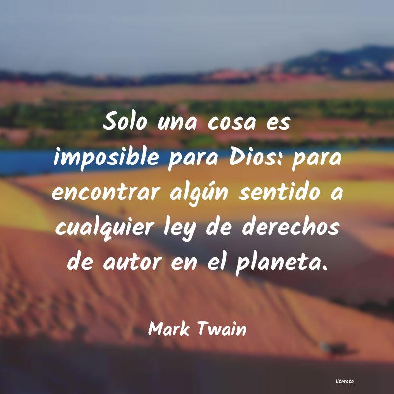 frases de Mark Twain