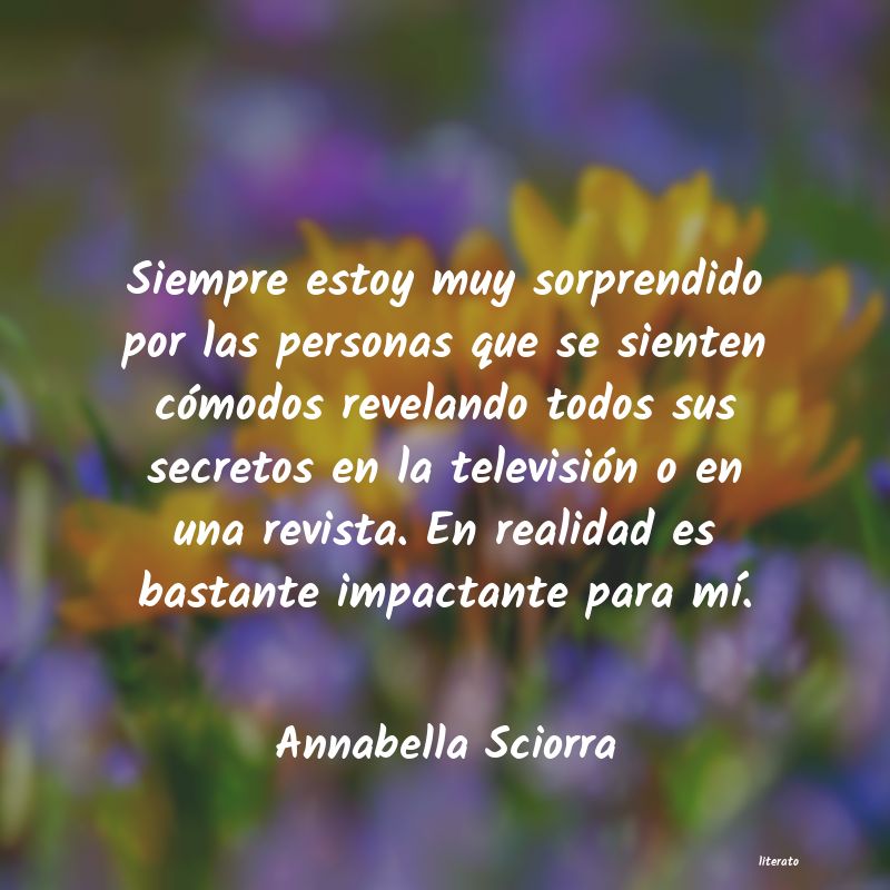 Frases de Annabella Sciorra