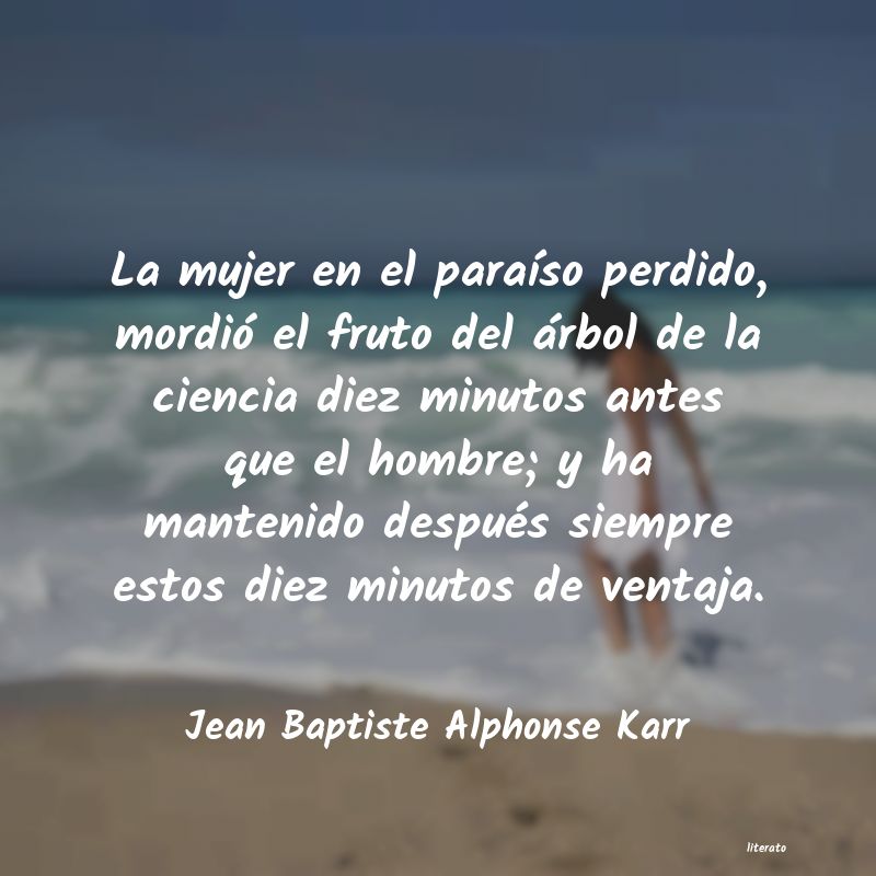 frases de Jean Baptiste Alphonse Karr