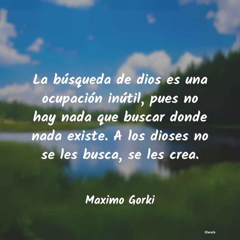 Frases de Maximo Gorki