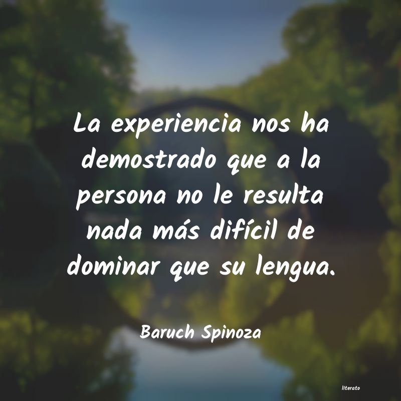 frases de Baruch Spinoza