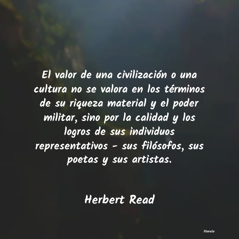 Frases de Herbert Read