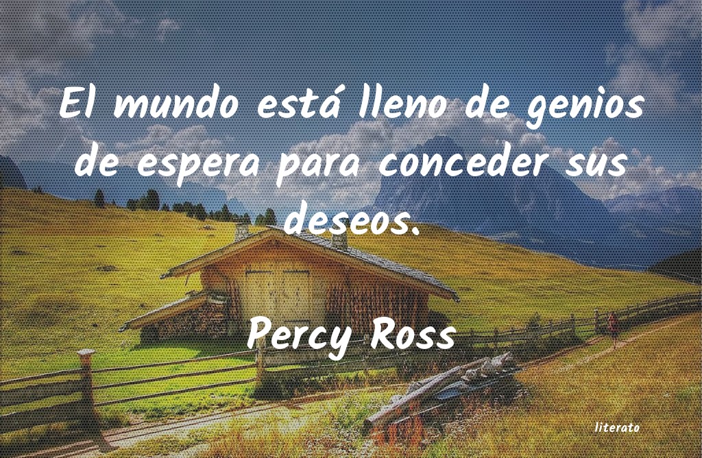 frases de Percy Ross