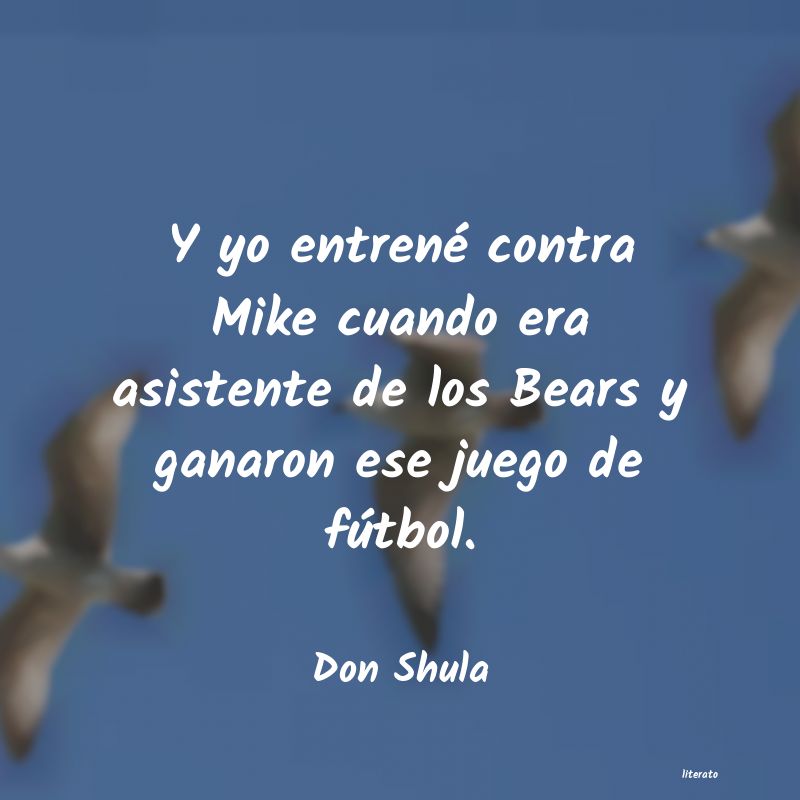 Frases de Don Shula