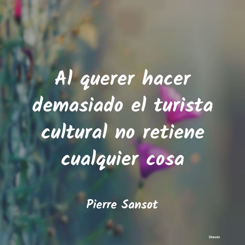 frases de Pierre Sansot