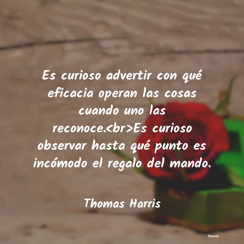 Frases de Thomas Harris