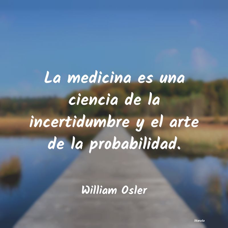 Frases de William Osler