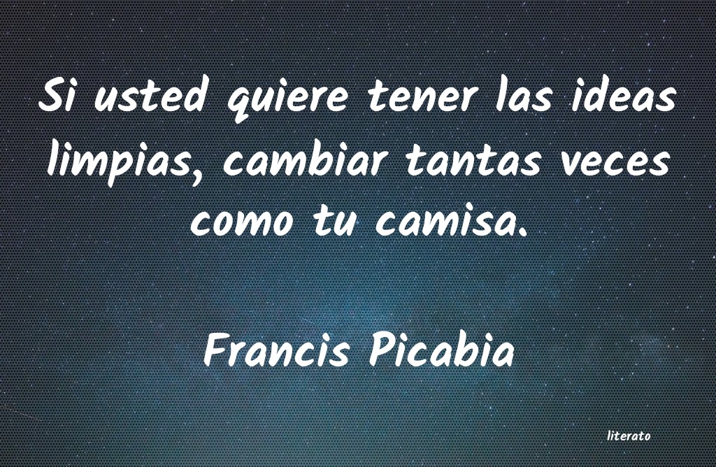 frases de Francis Picabia
