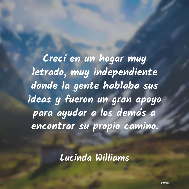 frases de Lucinda Williams