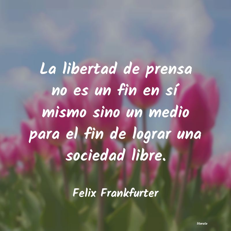 Frases de Felix Frankfurter