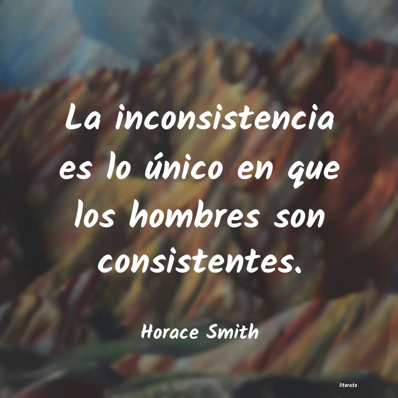 frases de Horace Smith