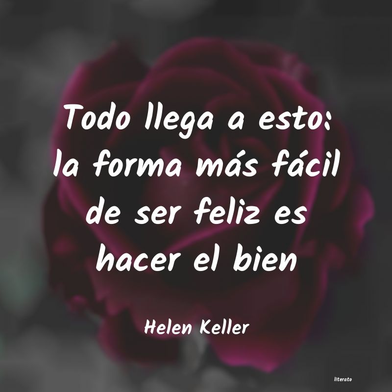 frases de Helen Keller