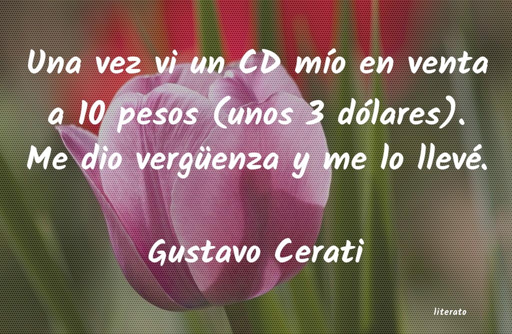 Frases de Gustavo Cerati