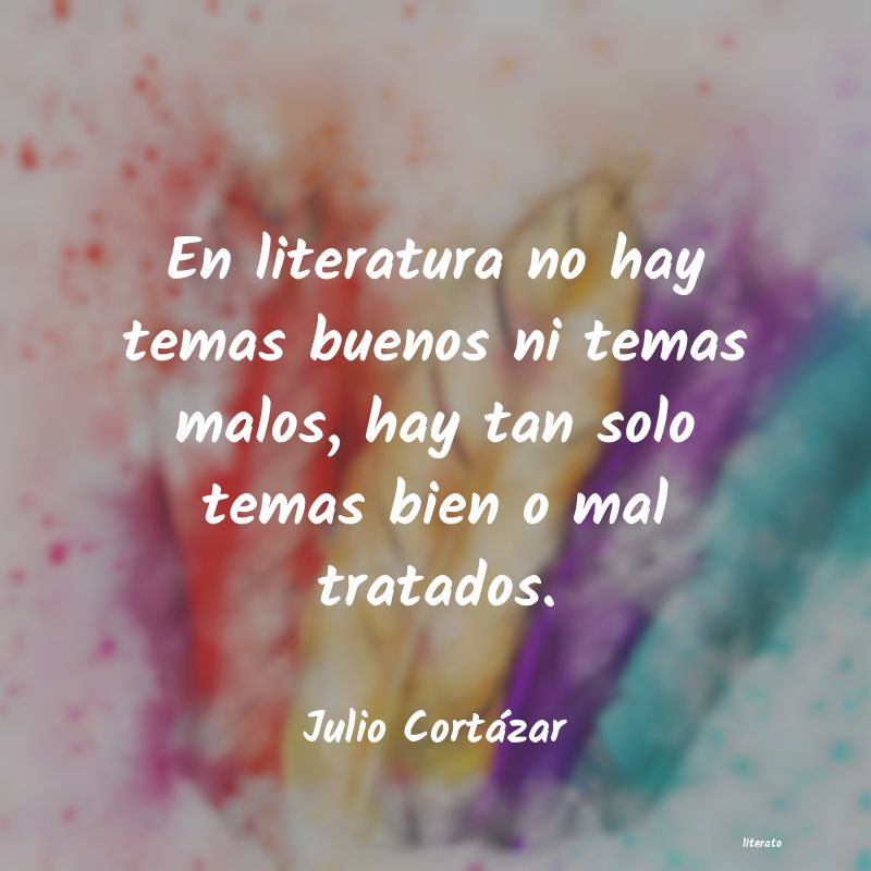 frases de Julio Cortázar