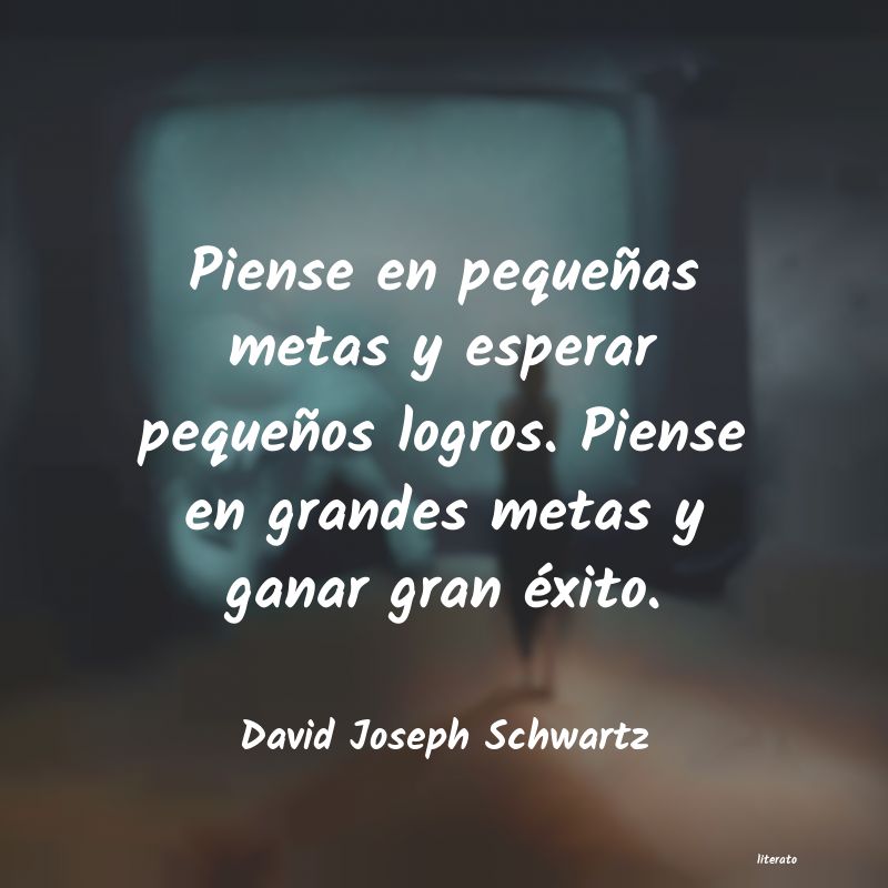 frases de David Joseph Schwartz