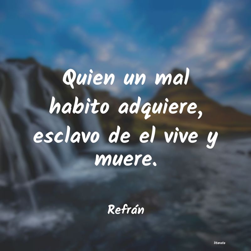 Frases de Refrán