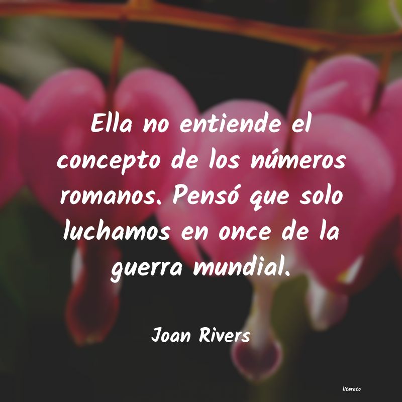 frases de Joan Rivers