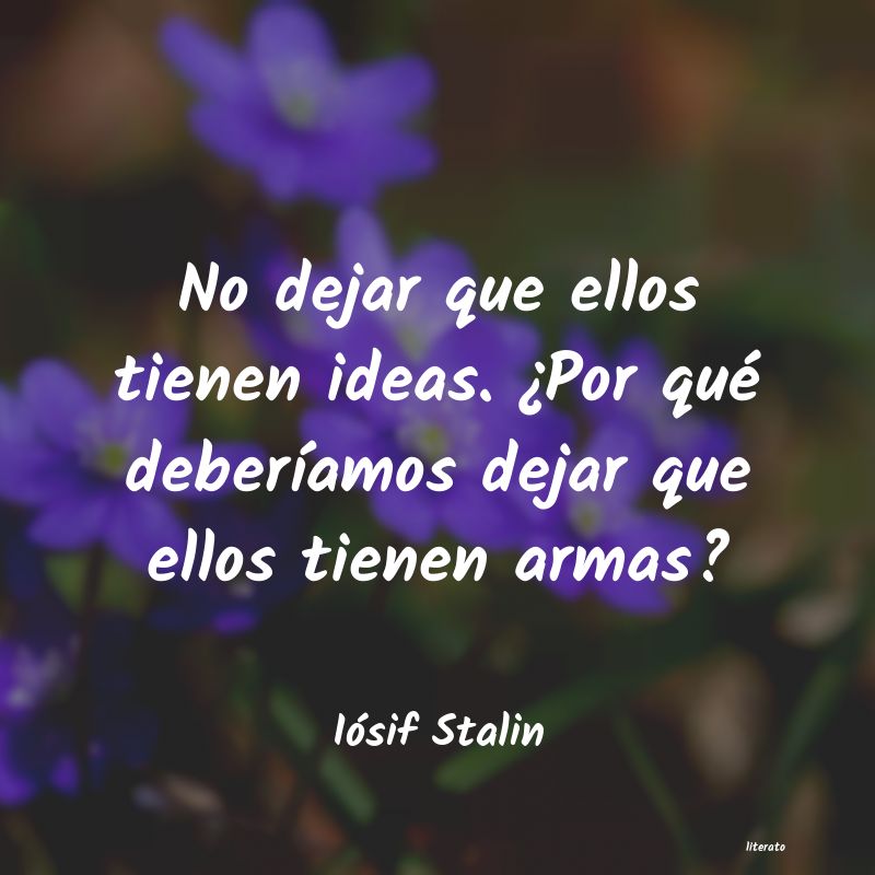 Frases de Iósif Stalin