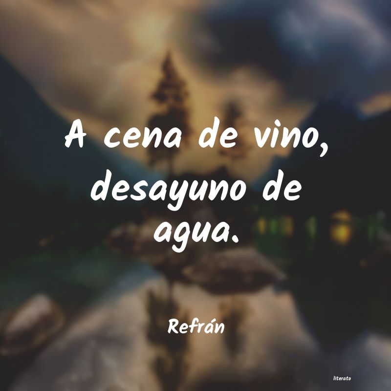 Frases de Refrán