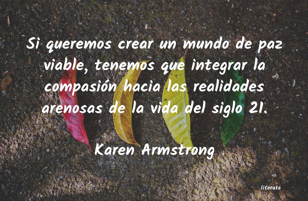 Frases de Karen Armstrong