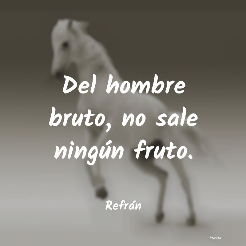 Frases de Refrán