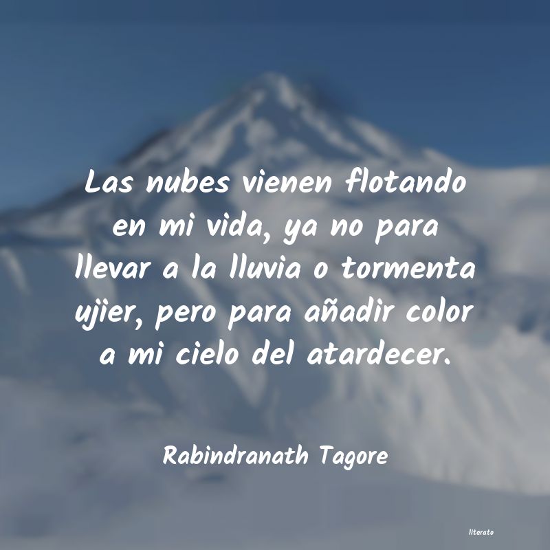 Frases de Rabindranath Tagore