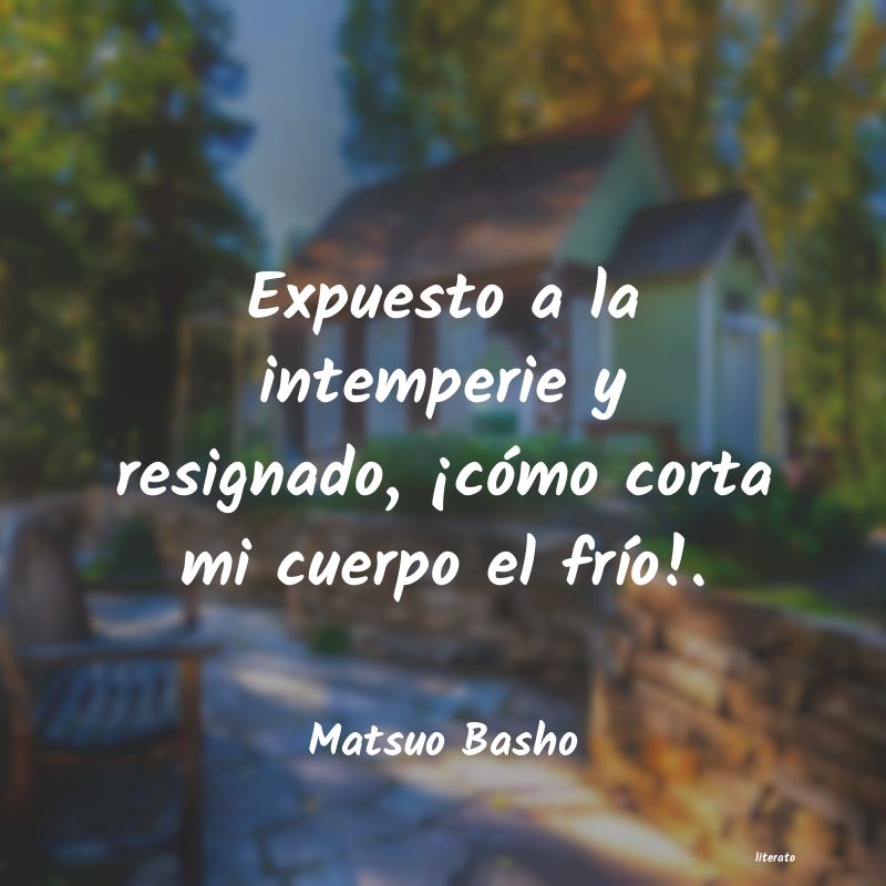 Frases de Matsuo Basho