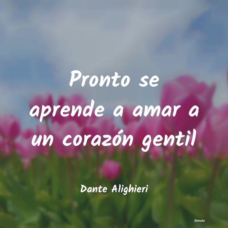 frases de Dante Alighieri
