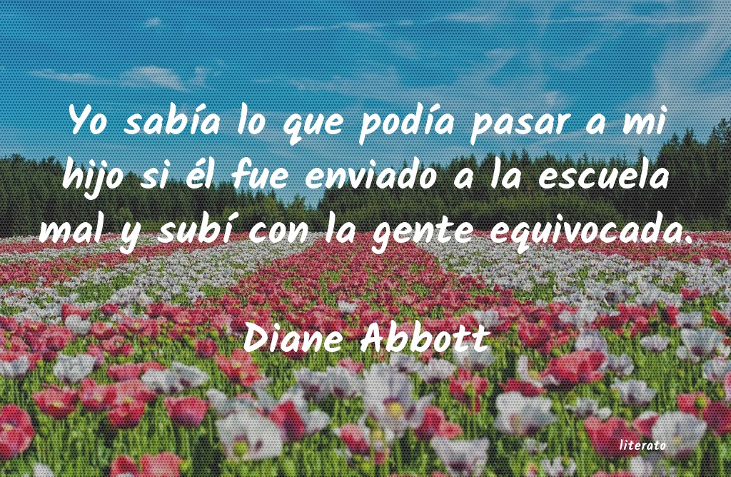 Frases de Diane Abbott