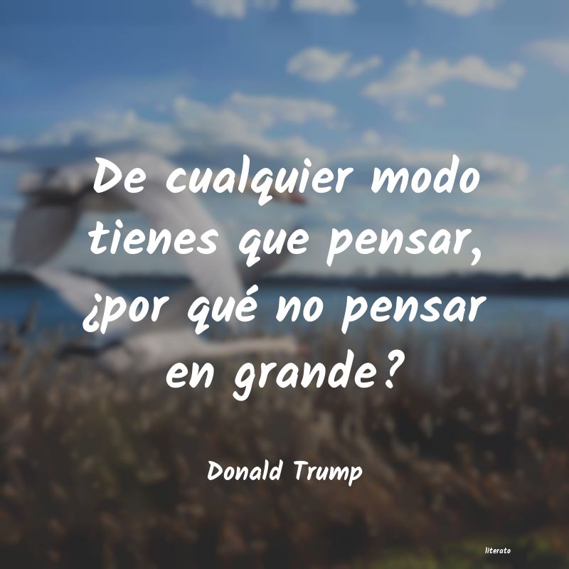 frases de Donald Trump
