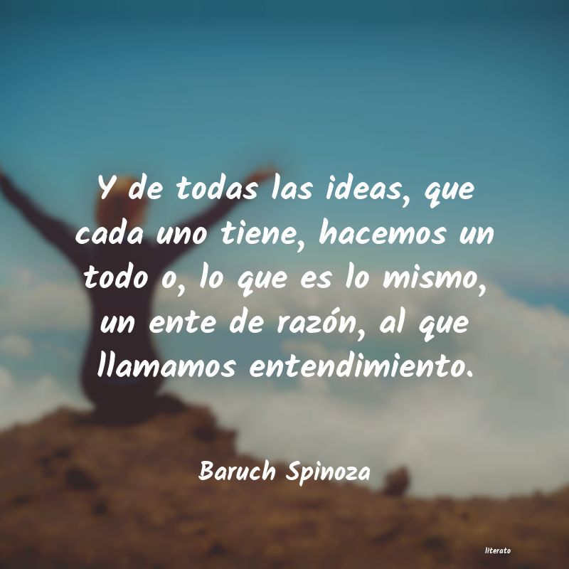 Frases de Baruch Spinoza