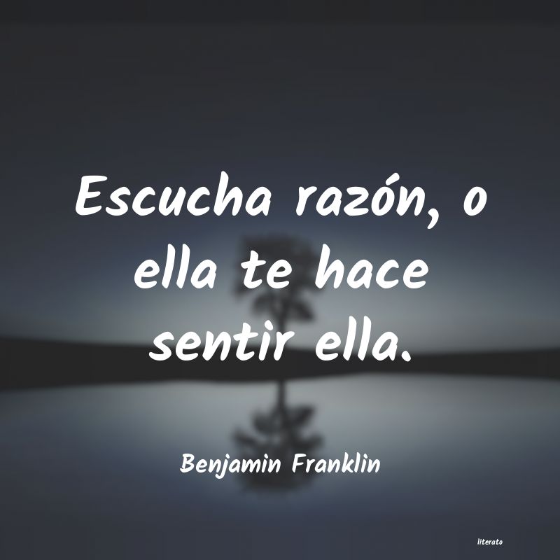 Frases de Benjamin Franklin