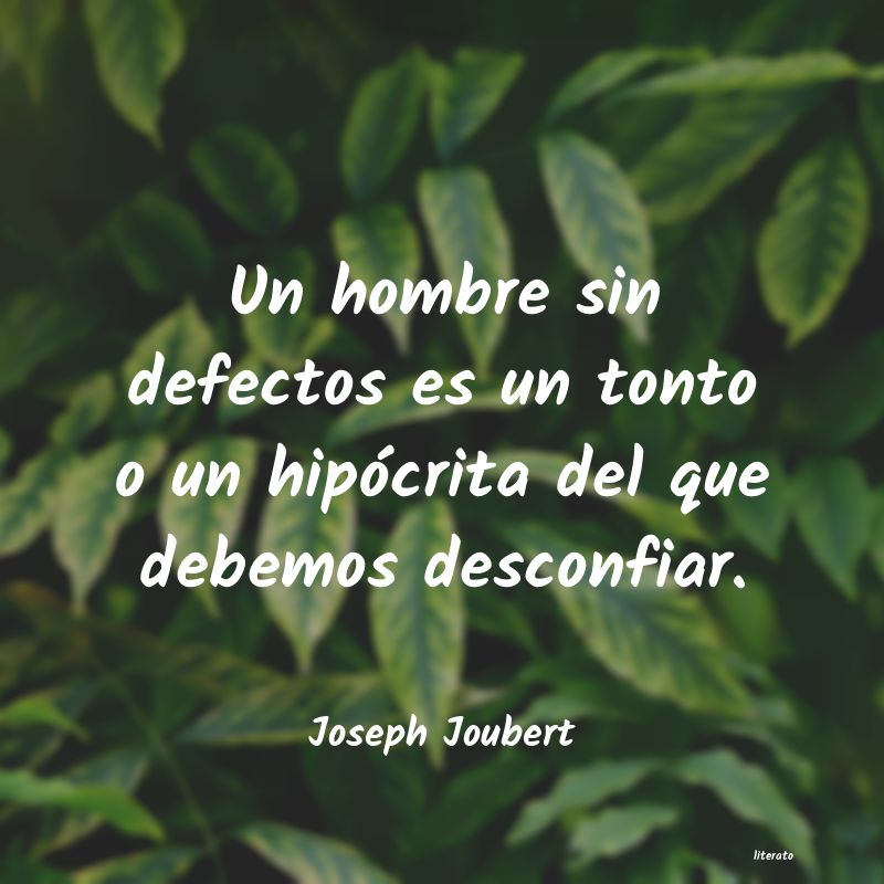 Frases de Joseph Joubert