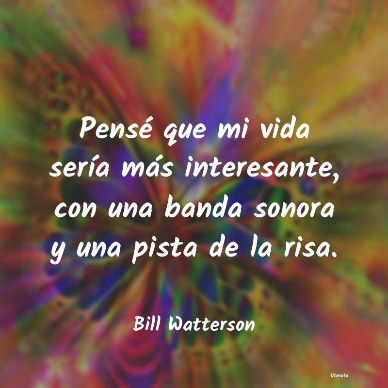frases de Bill Watterson