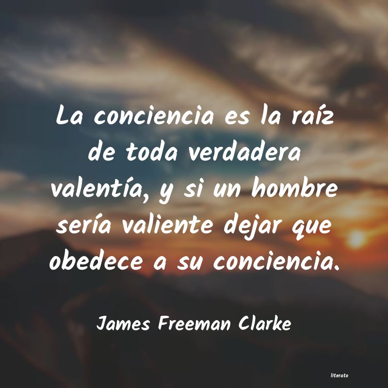 Frases de James Freeman Clarke