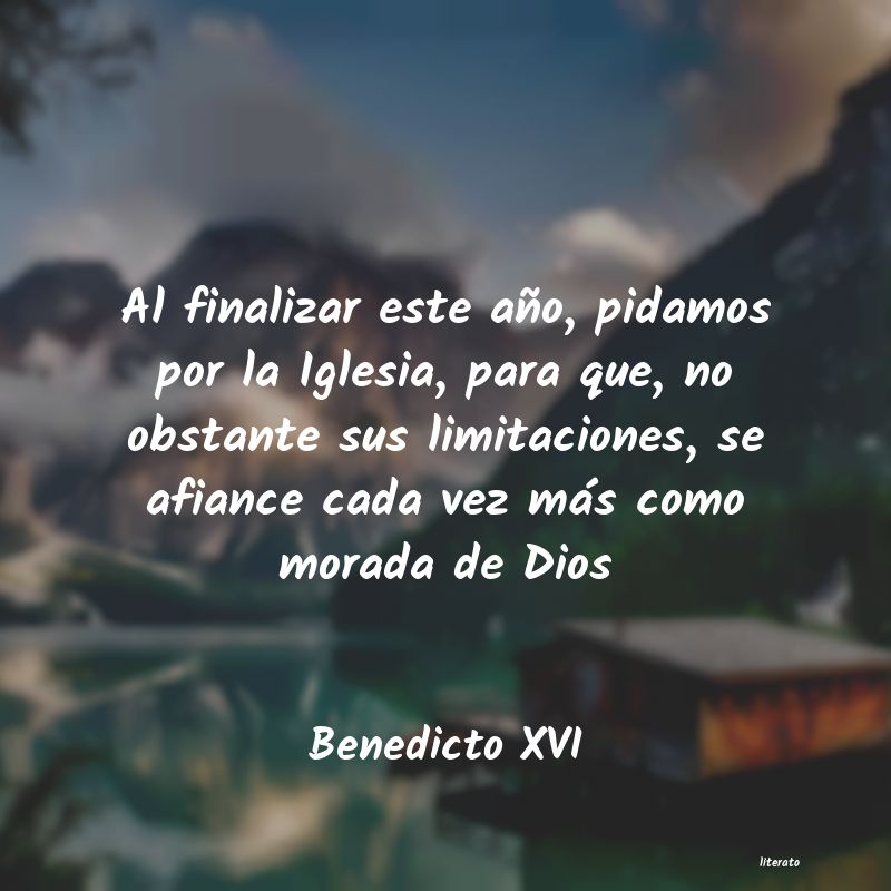 frases de Benedicto XVI