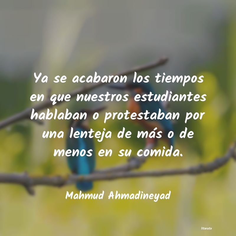 Frases de Mahmud Ahmadineyad