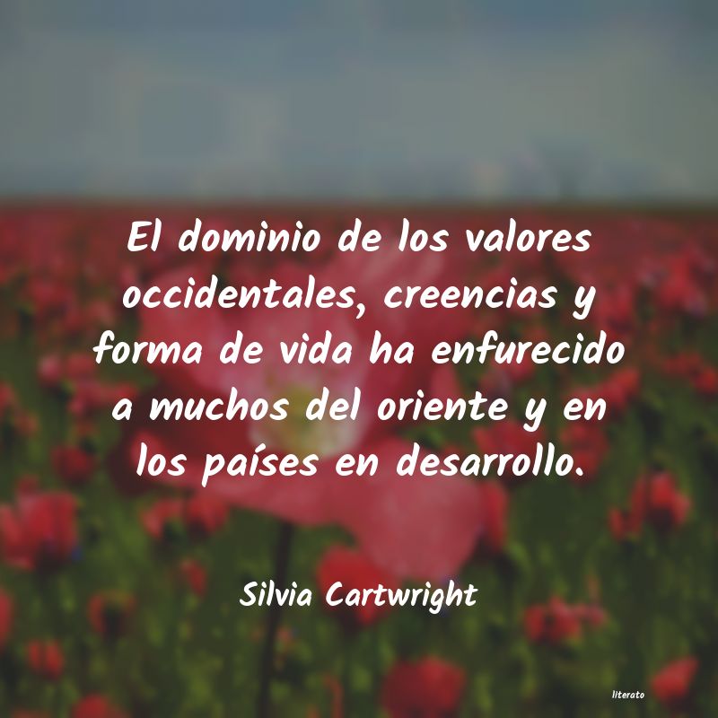 Frases de Silvia Cartwright