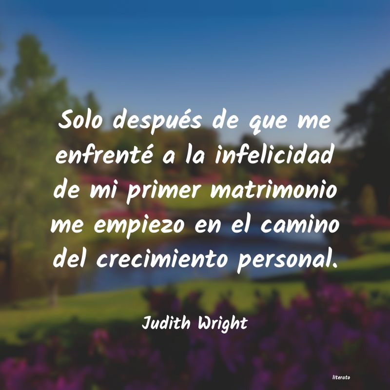 Frases de Judith Wright