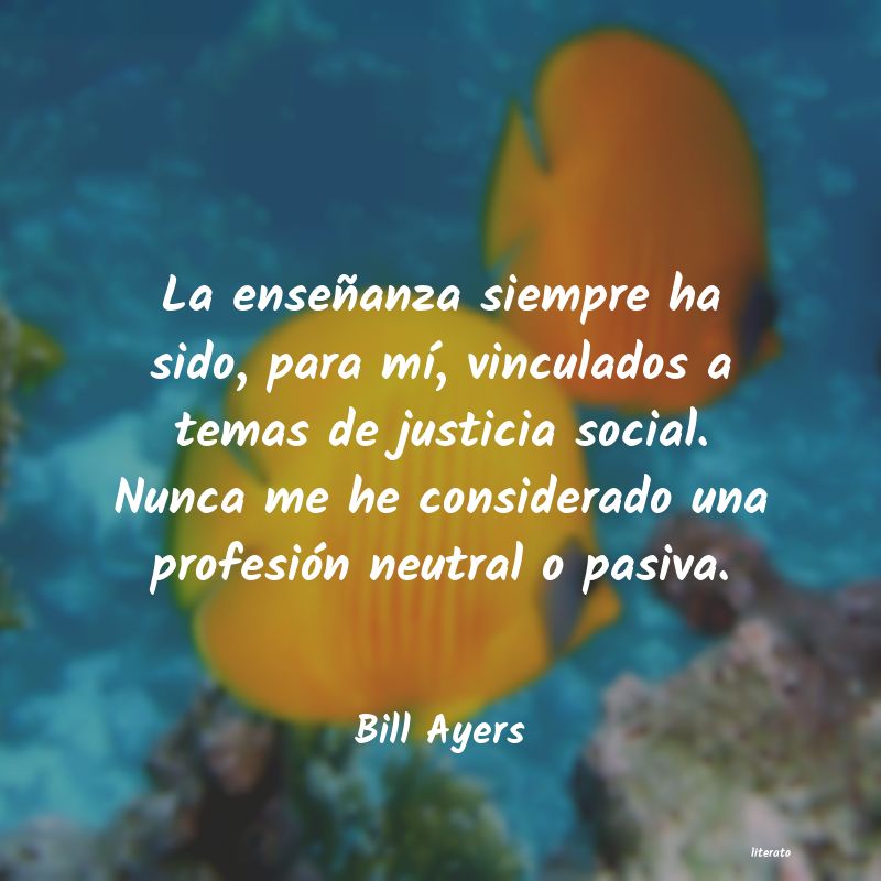 Frases de Bill Ayers